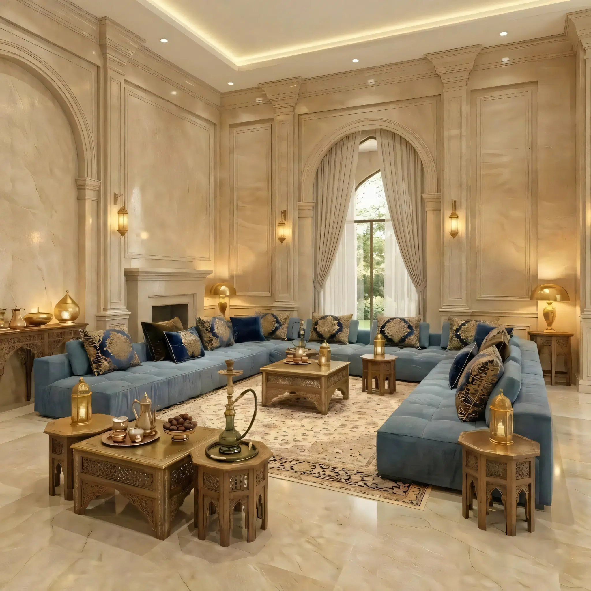 Azureq Arabic Majlis Floor Seating
