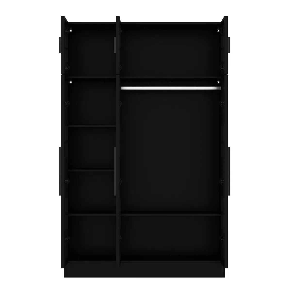 CrownCraft Luxury Glass Wardrobe