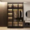 CrownCraft Luxury Glass Wardrobe