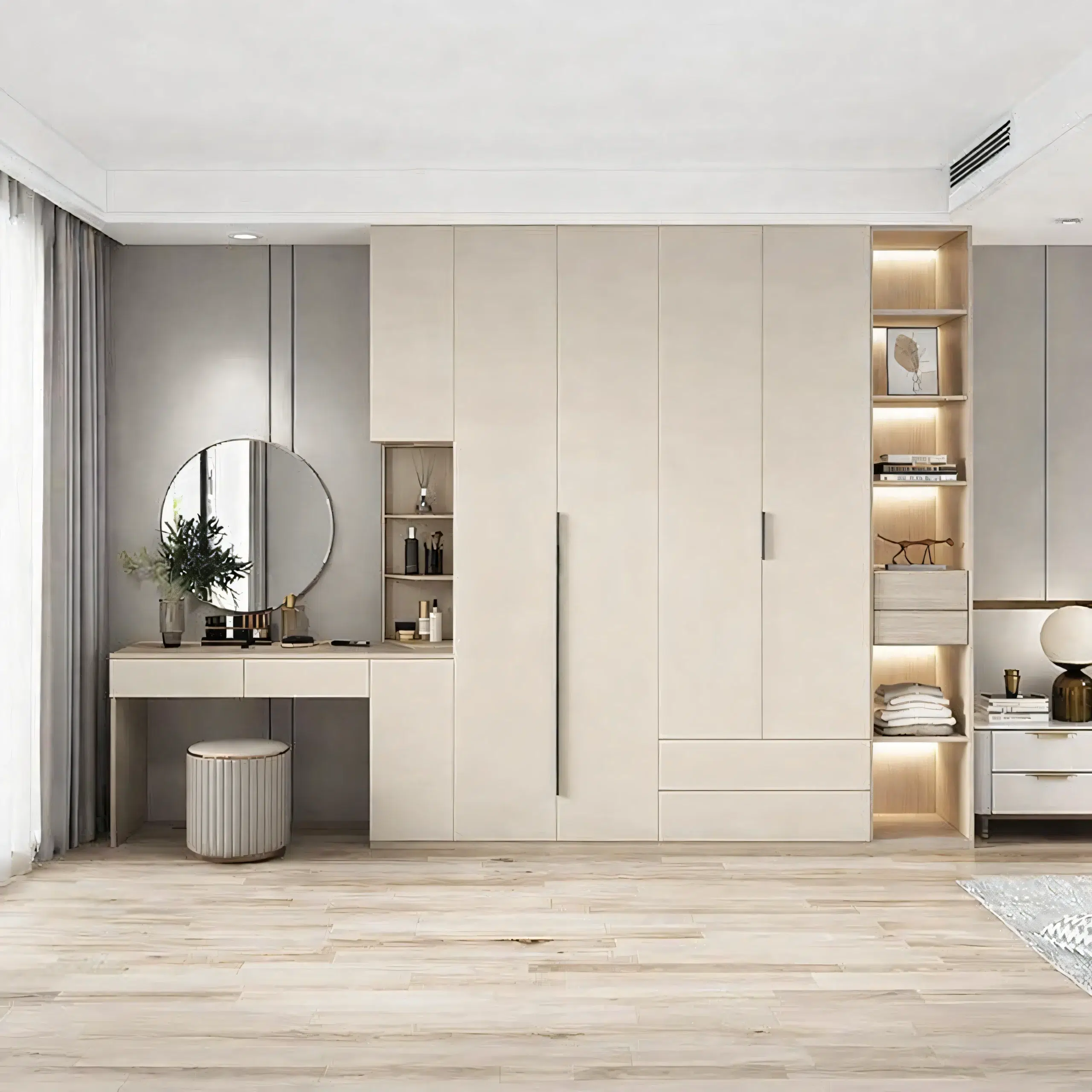 Customized wardrobe with Dressing Table