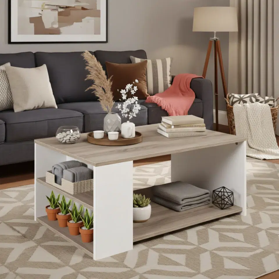 Duo Shelf Centre Table