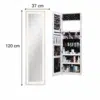 Elunex Mirror Jewelry Cabinet