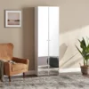 Glassyn Shoe Cabinet with Glass Doors