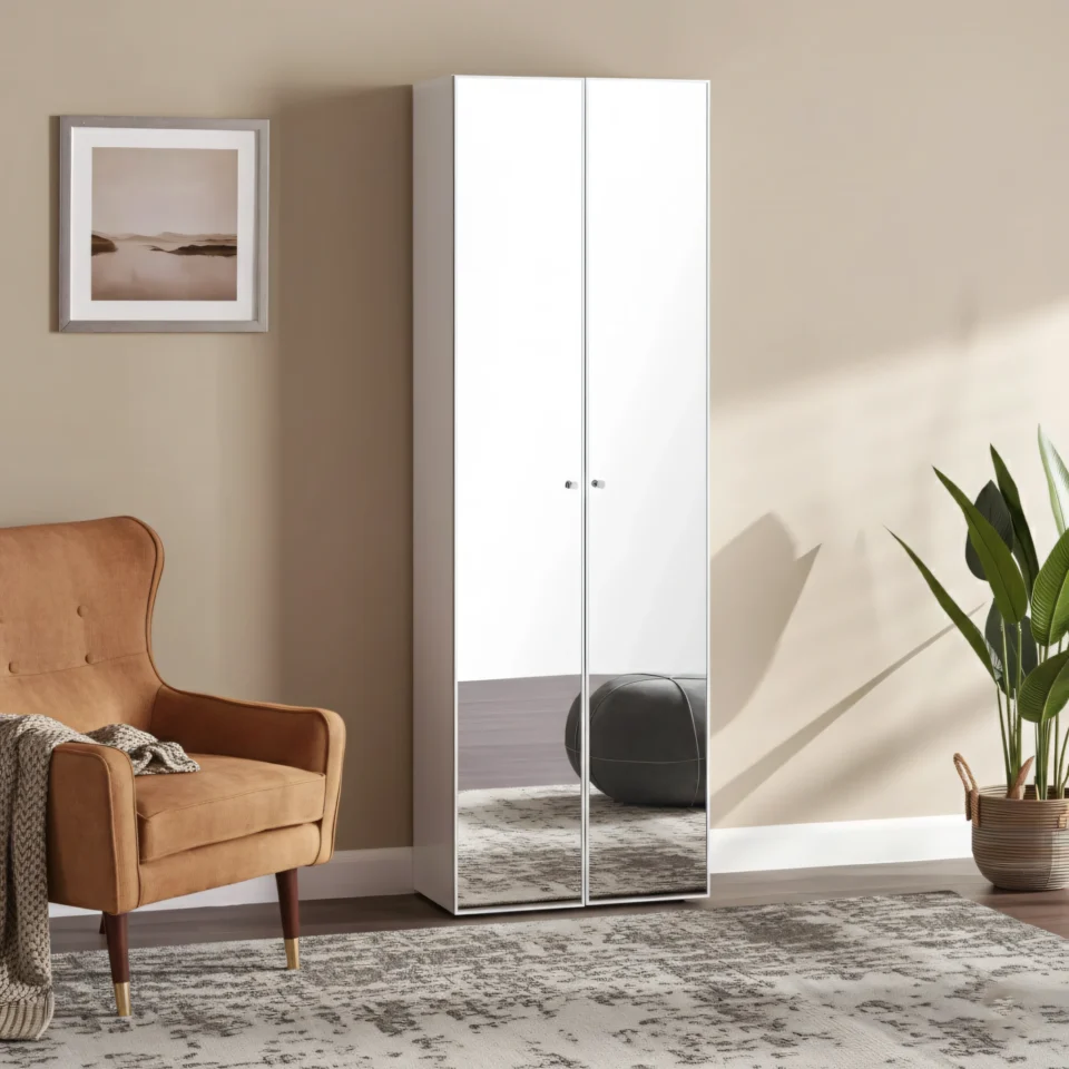 Glassyn Shoe Cabinet with Glass Doors…