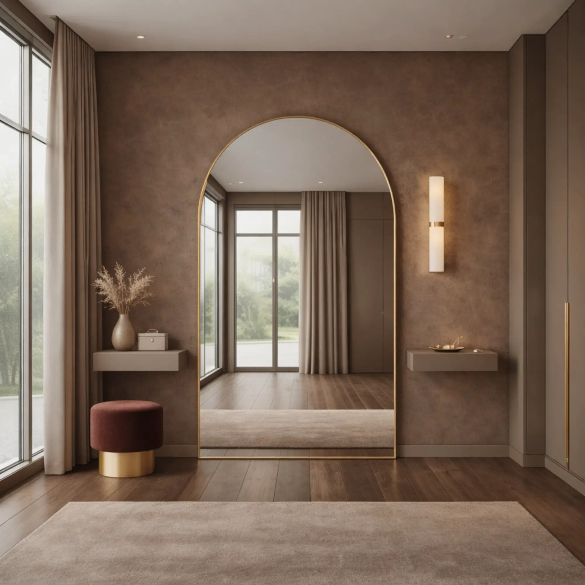 Grand Arched Full Length Mirror