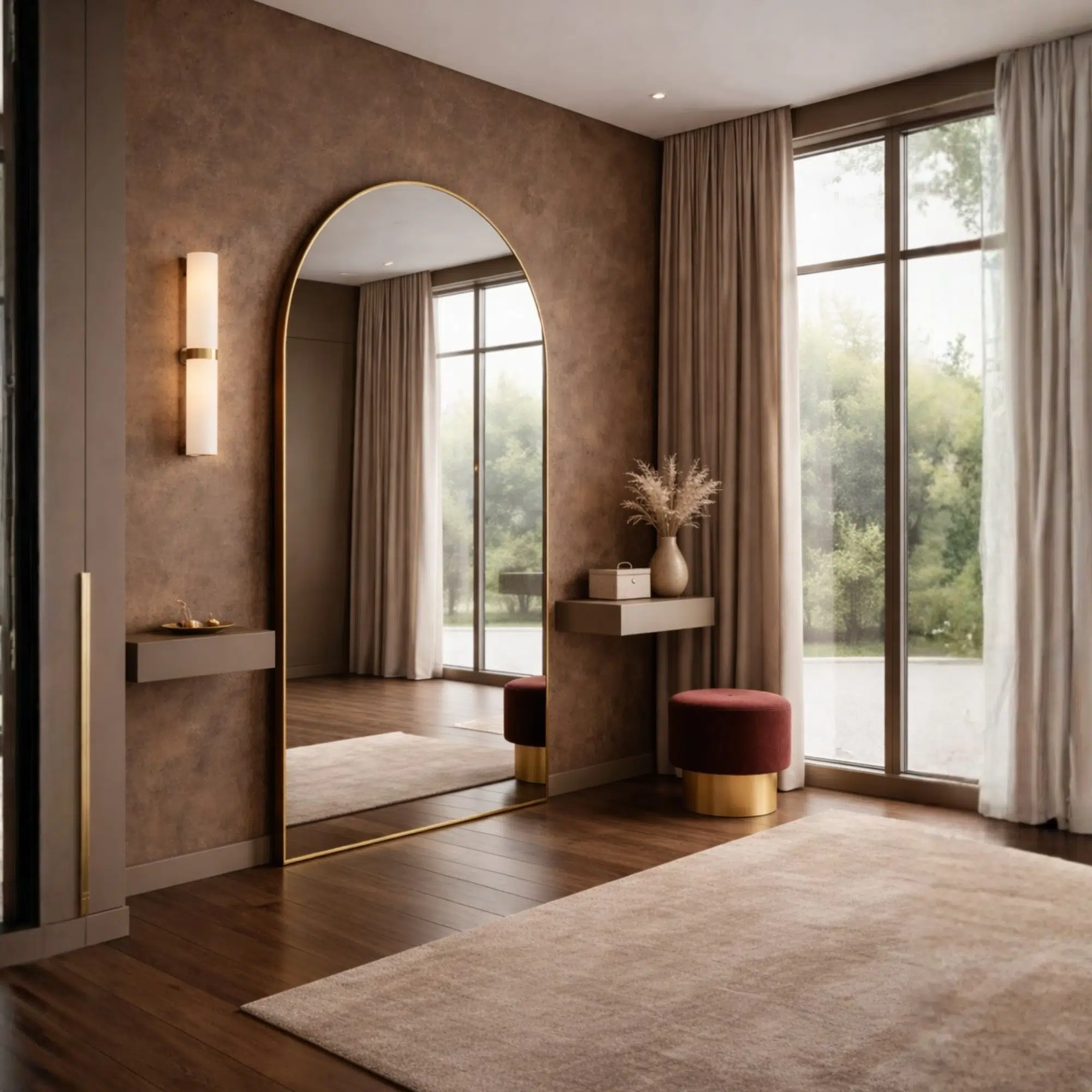 Grand Arched Full Length Mirror