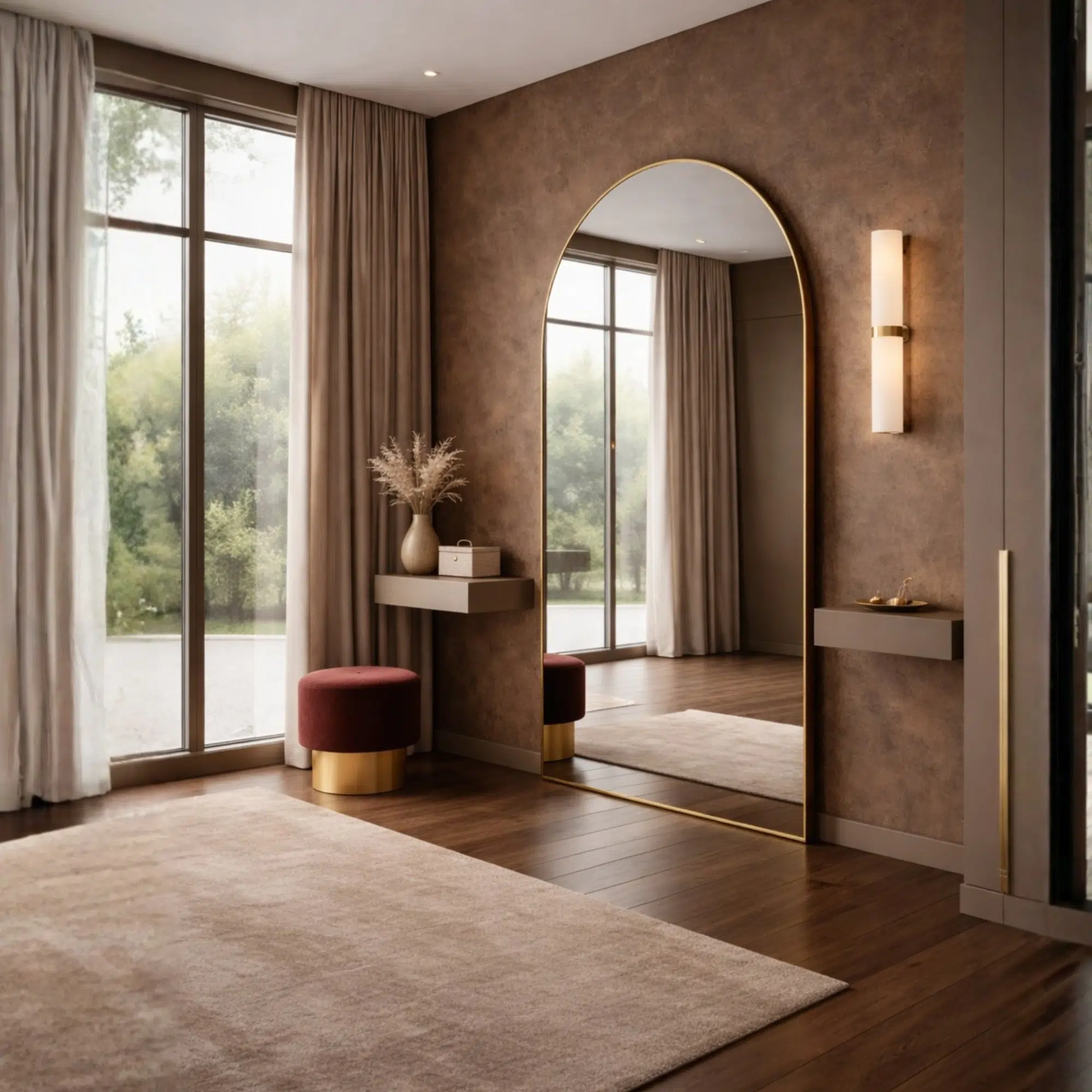 Grand Arched Full Length Mirror