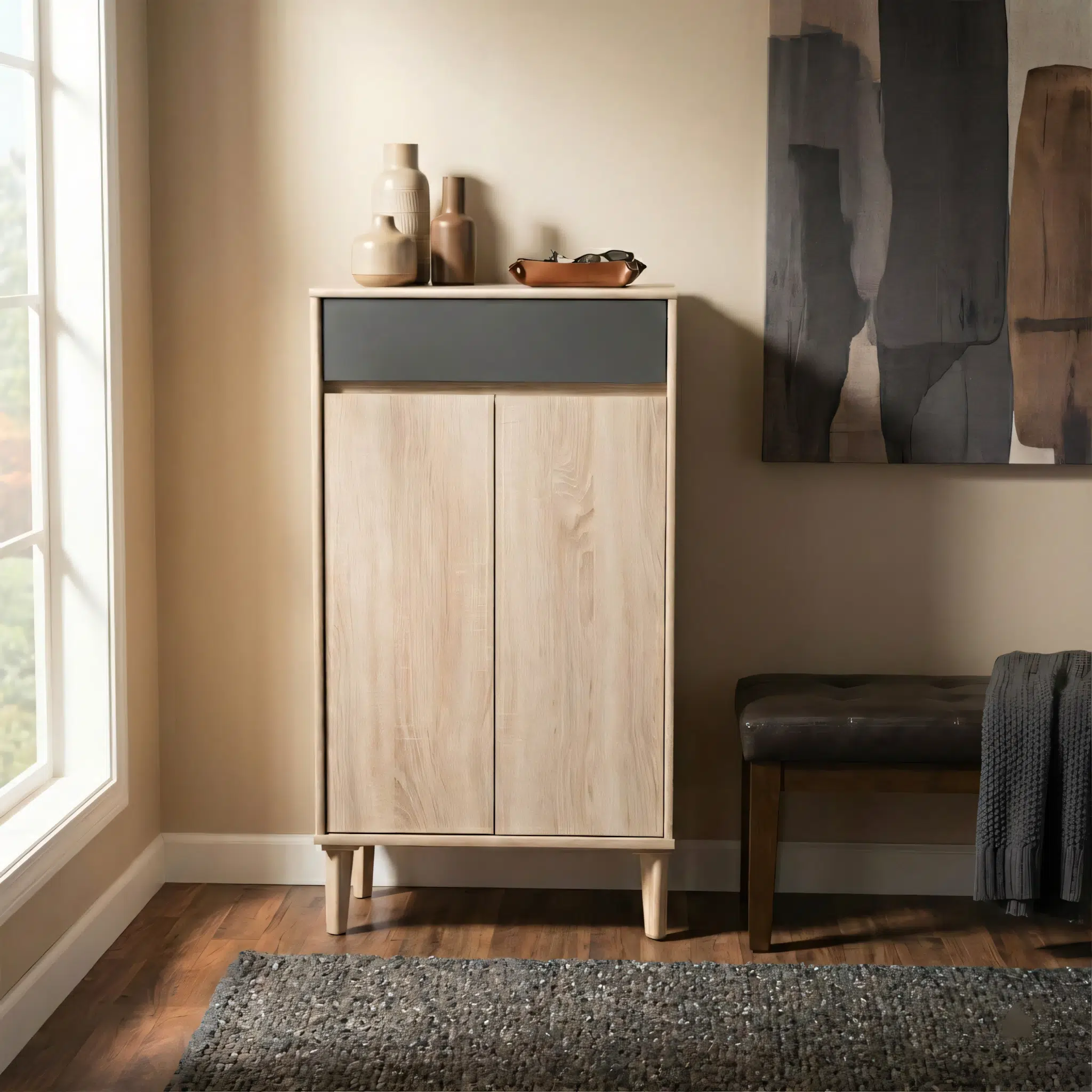 Lignora Tall Shoe Rack