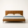 Linea Modern Leather Bed