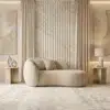 Luna Arc Modern Curved Chaise Lounge