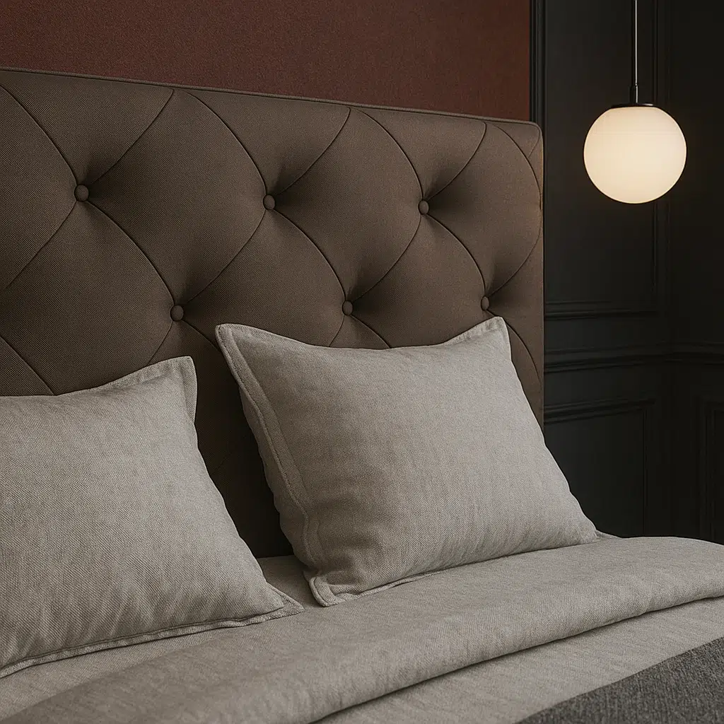 Lux Modern Leather Bed