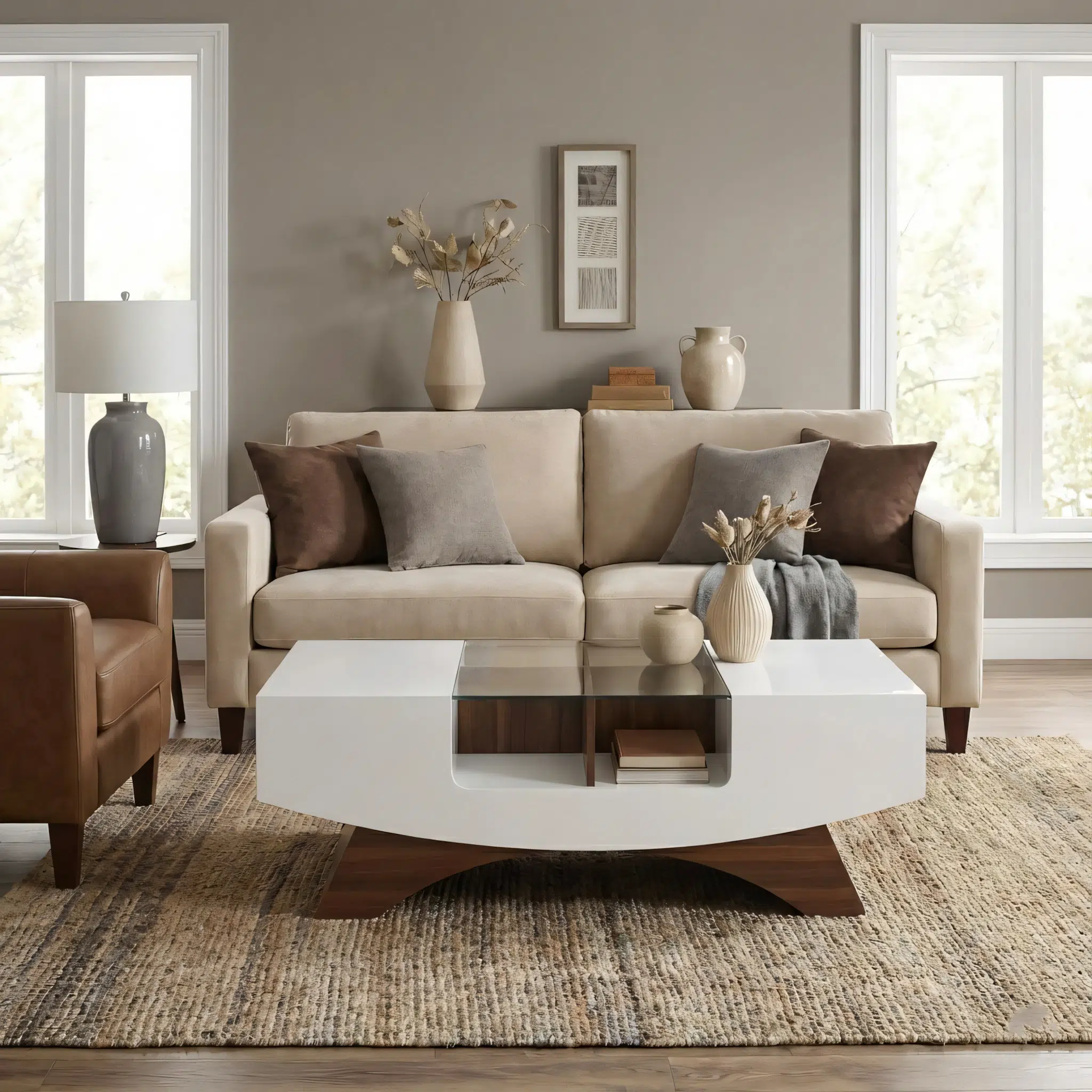 Luxora Glass Centre Table