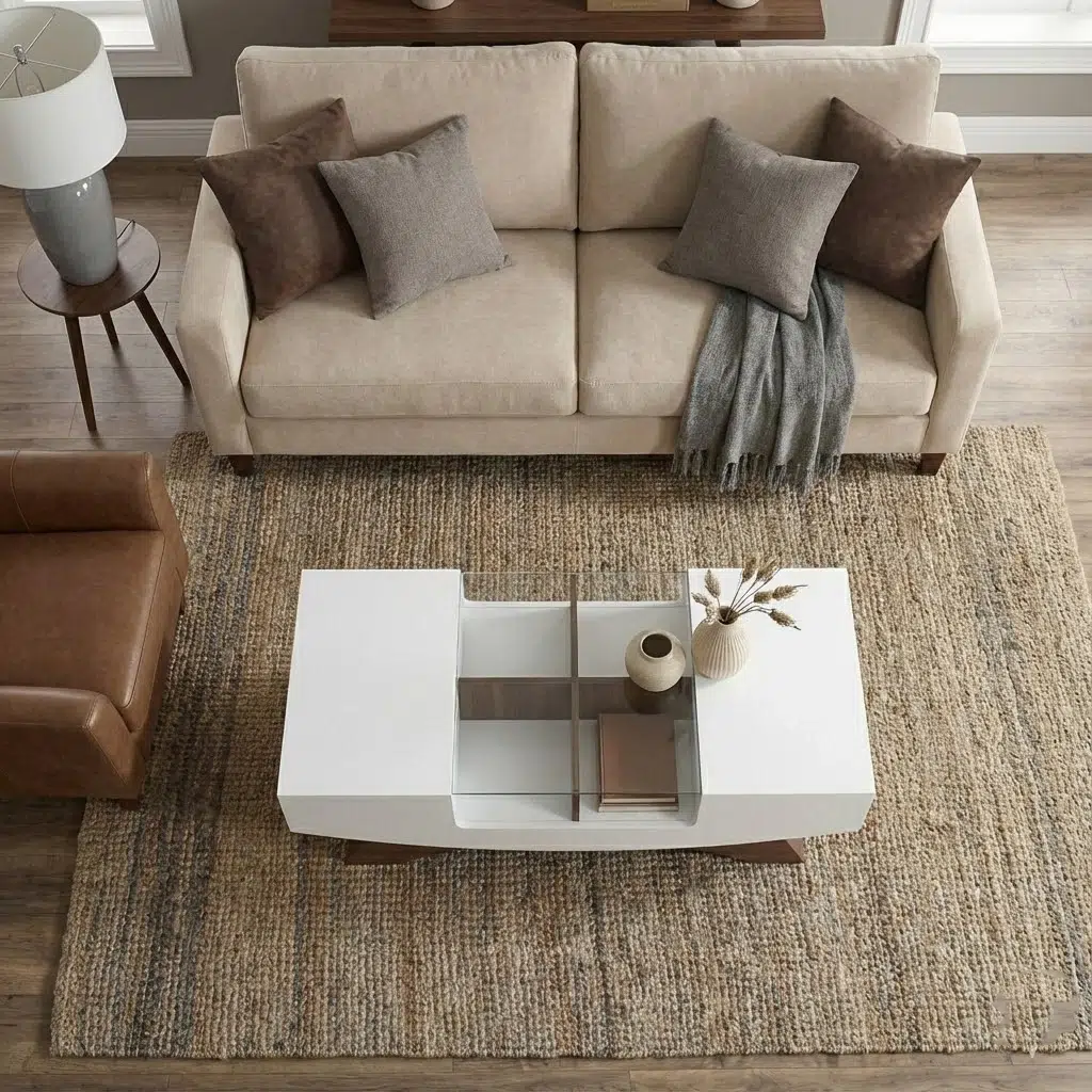 Luxora Glass Centre Table
