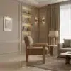 Luxury Designer Bouclé Arm chair