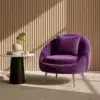 LOFI Luxury Velvet Accent Armchair