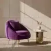LOFI Luxury Velvet Accent Armchair