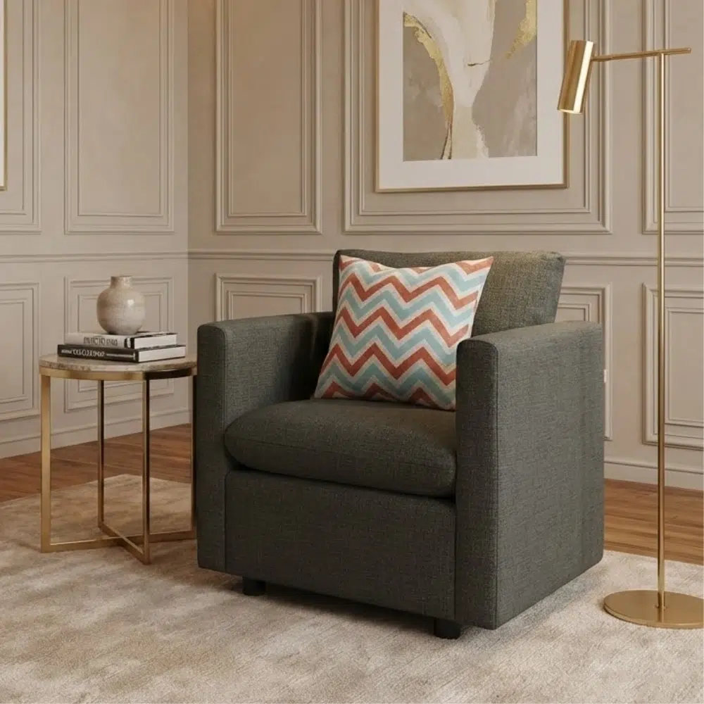 Mira Upholstered Arm Chair