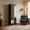 Mirvex Shoe Storage Cabinet with Mirror