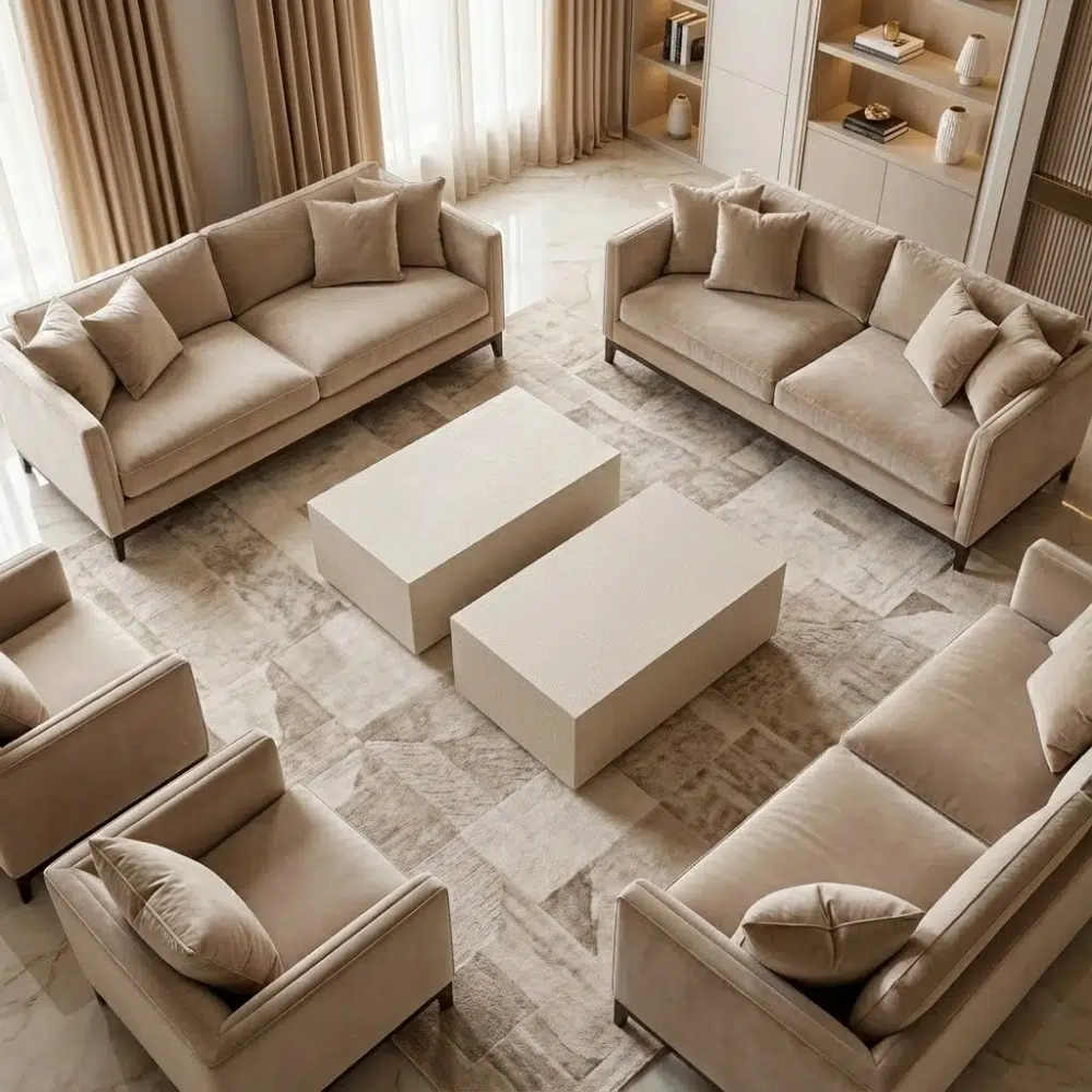 ModLine 2-Piece Rectangular Coffee Table Set