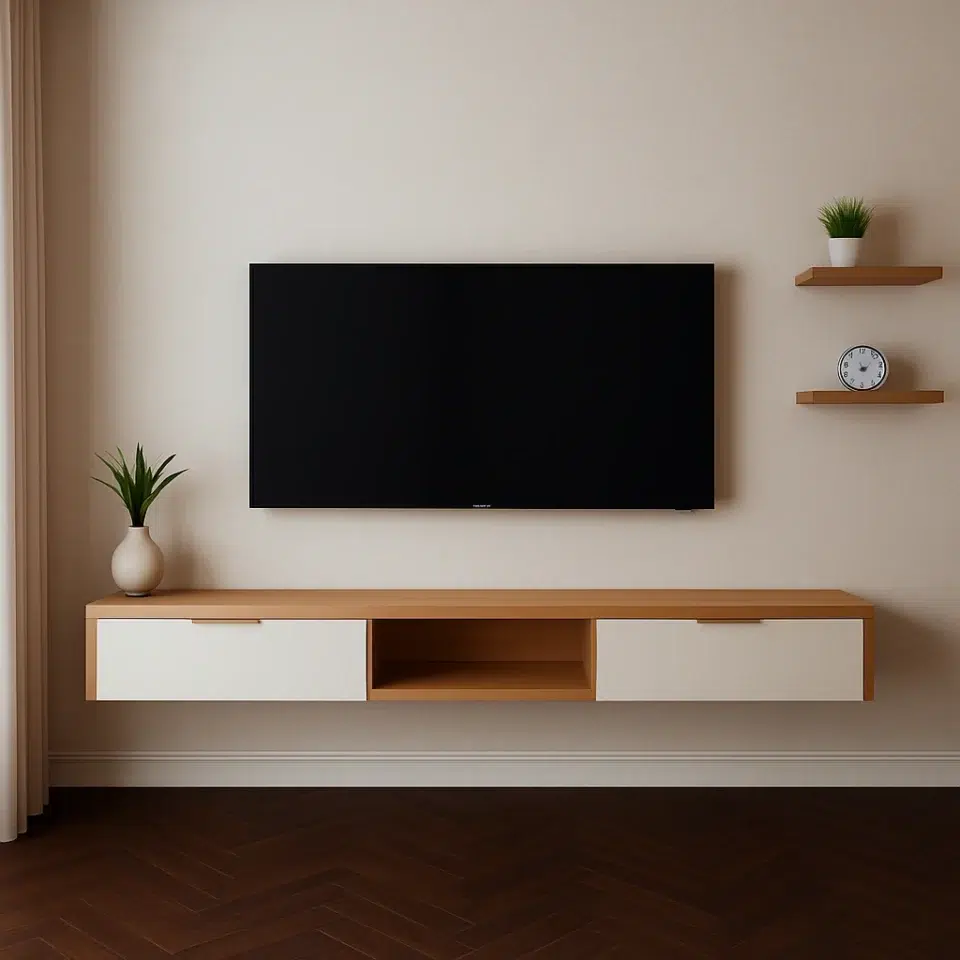 Studio Air TV Unit with Shelves…