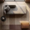 Modern Upholstered Chaise Lounge