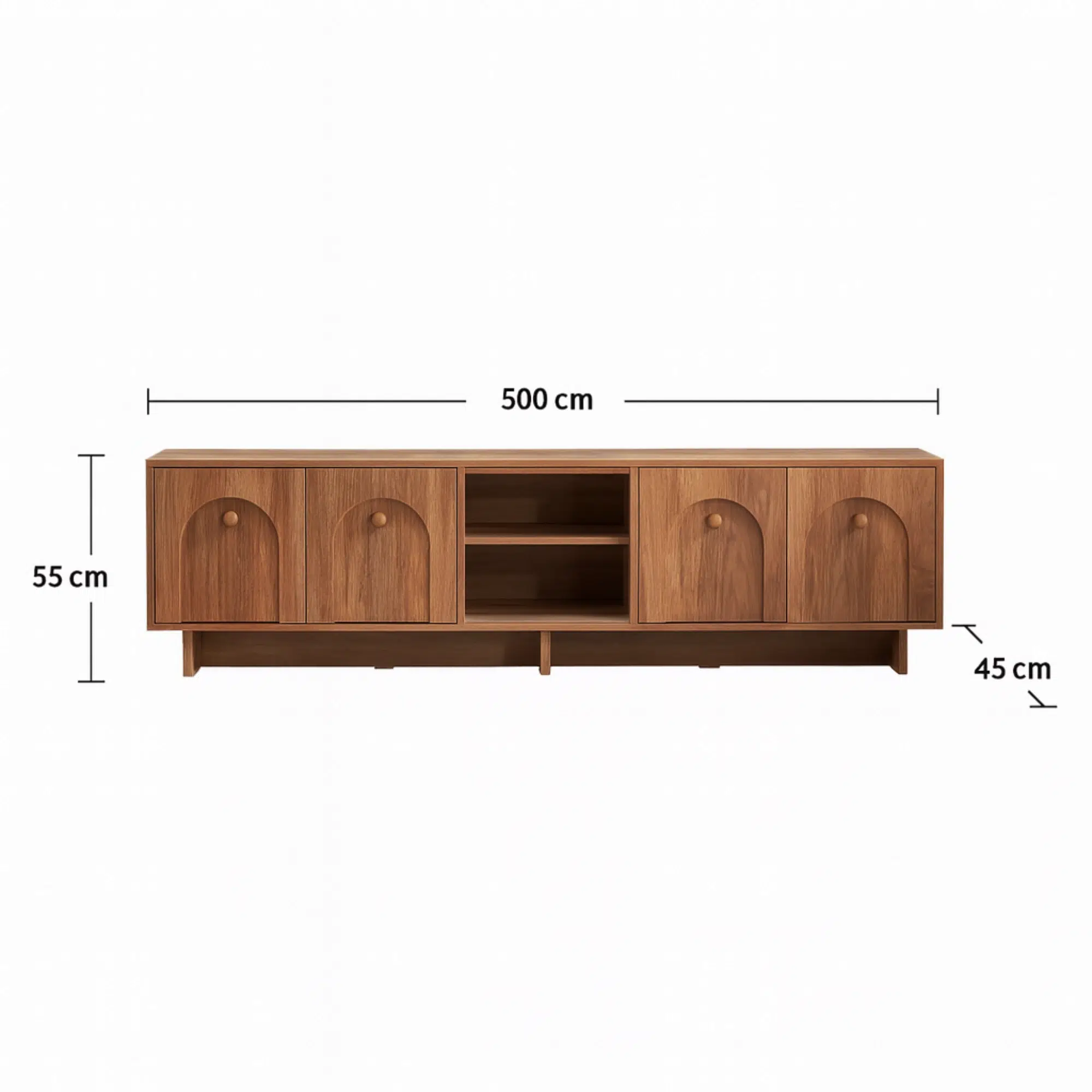 MonoSpace Wooden TV Unit