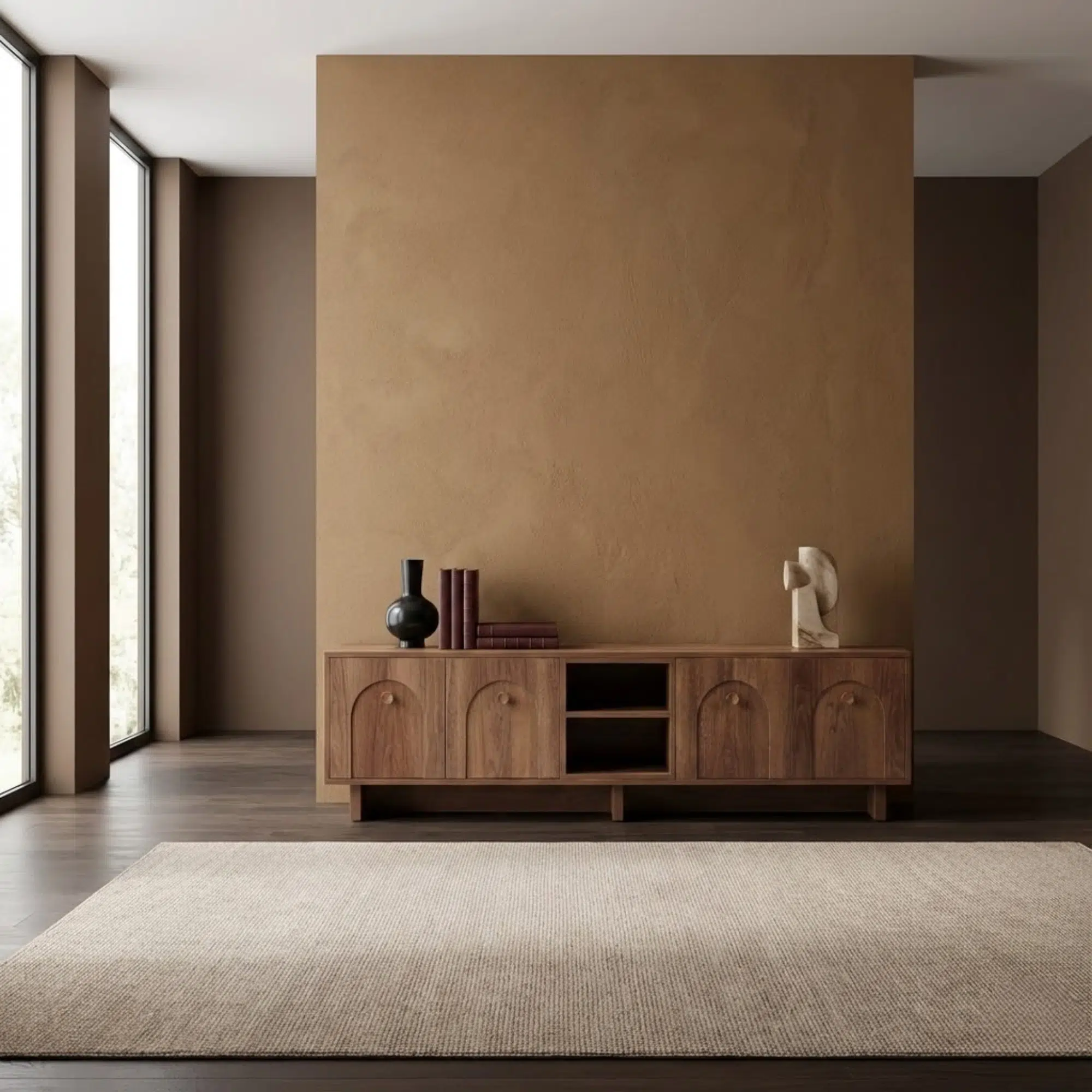 MonoSpace Wooden TV Unit