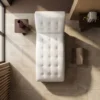 Noir Tufted Chaise Lounge