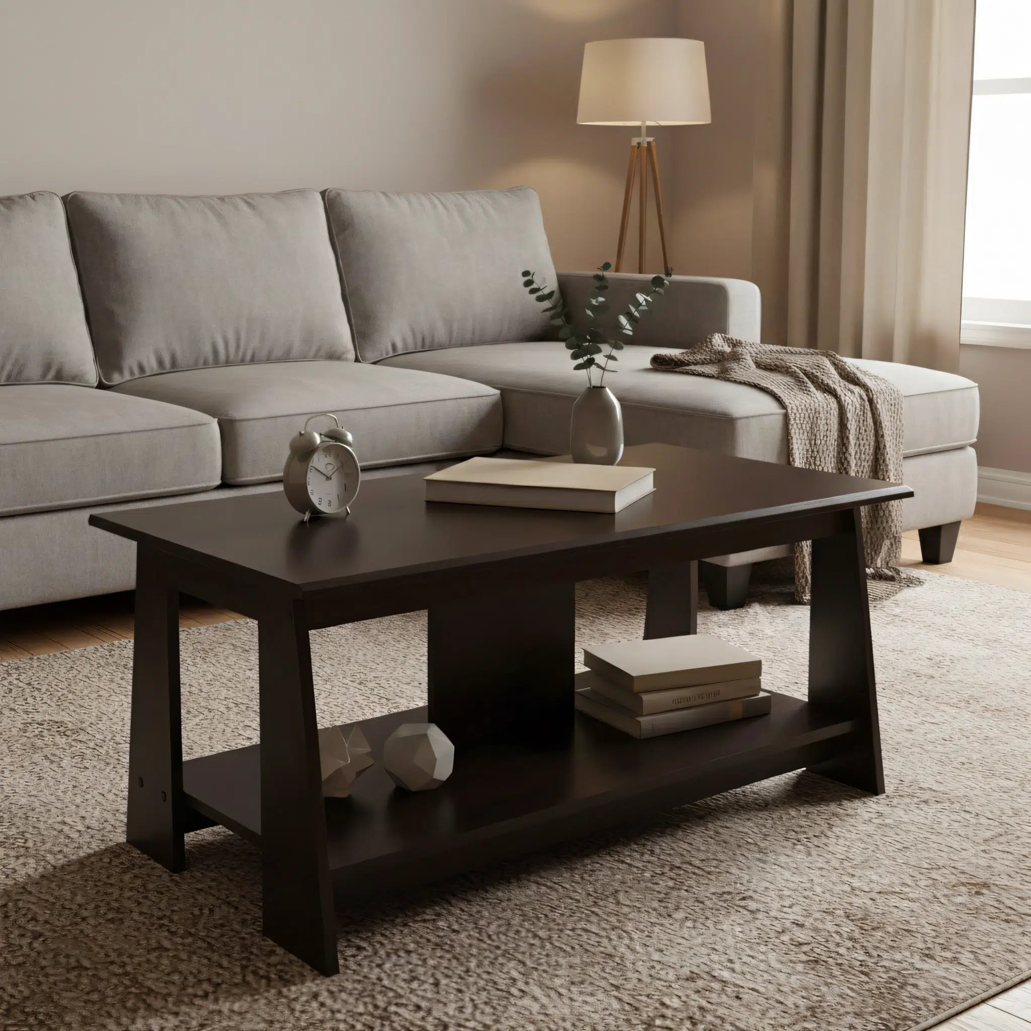 Noirx Wooden Centre Table