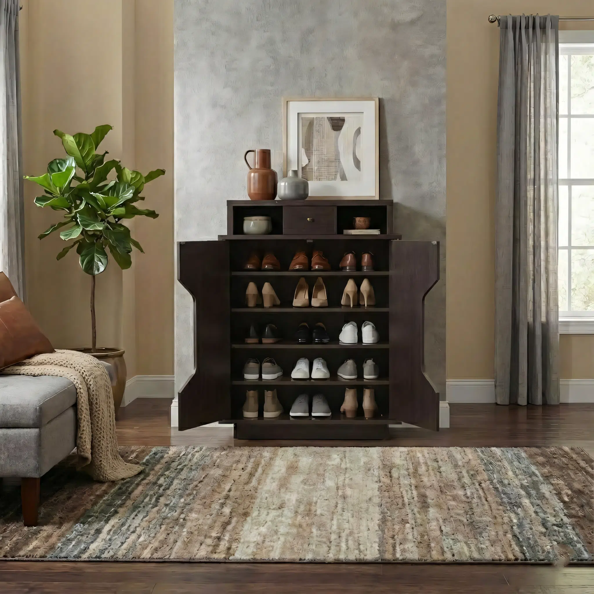 Nordlyn Shoe Storage Cabinet