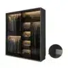 Nova Modern Mirrored Wardrobe