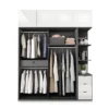Nova Modern Mirrored Wardrobe
