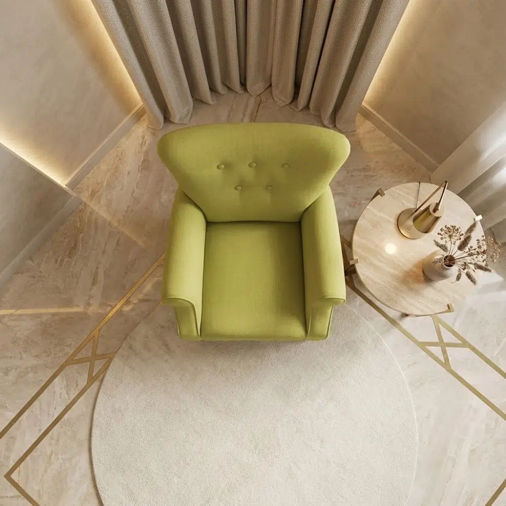 Poston Tufted Arm Chair