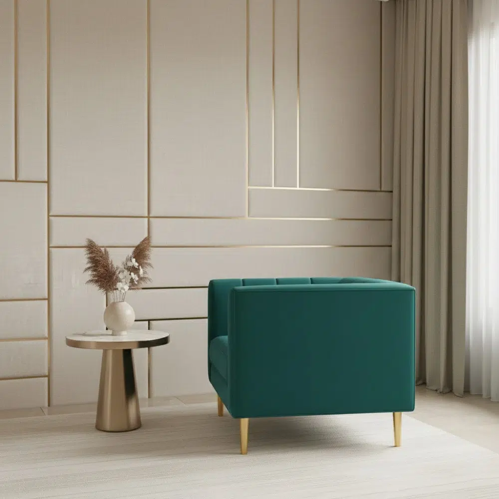 Premium Velora Velvet Armchair