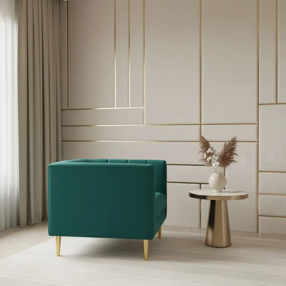 Premium Velora Velvet Armchair