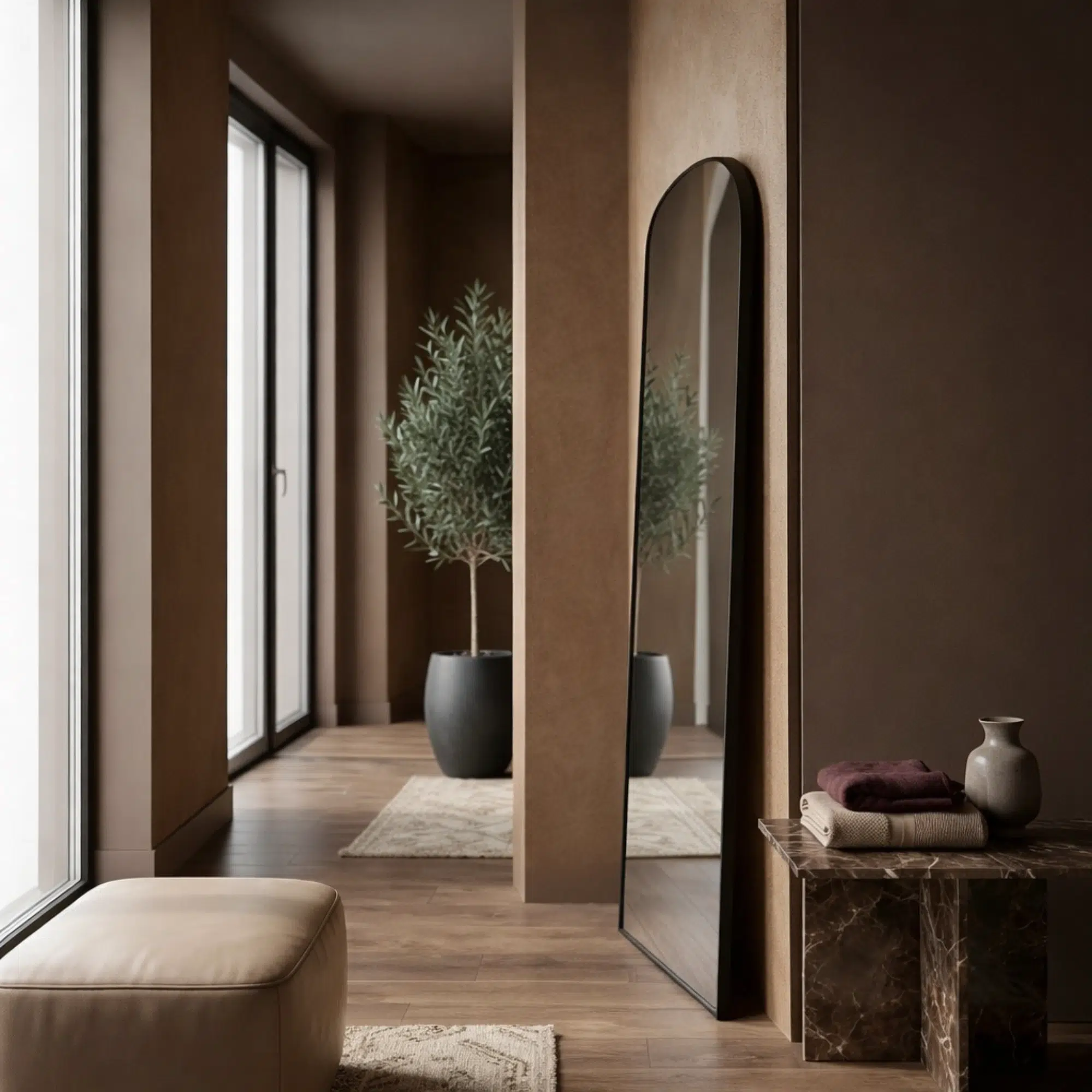 Rio Modern Floor Mirror