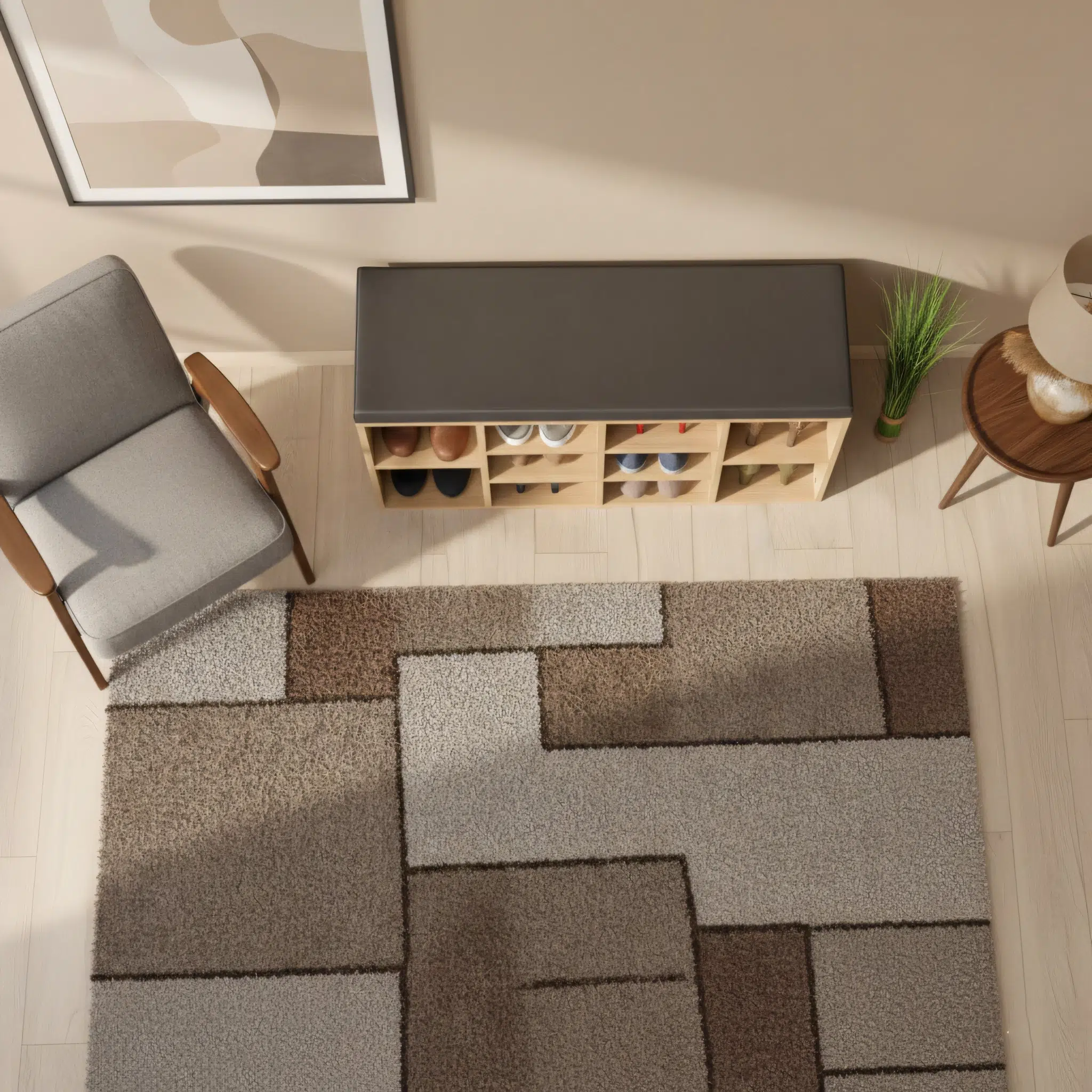 Seatra Entryway Shoe Bench