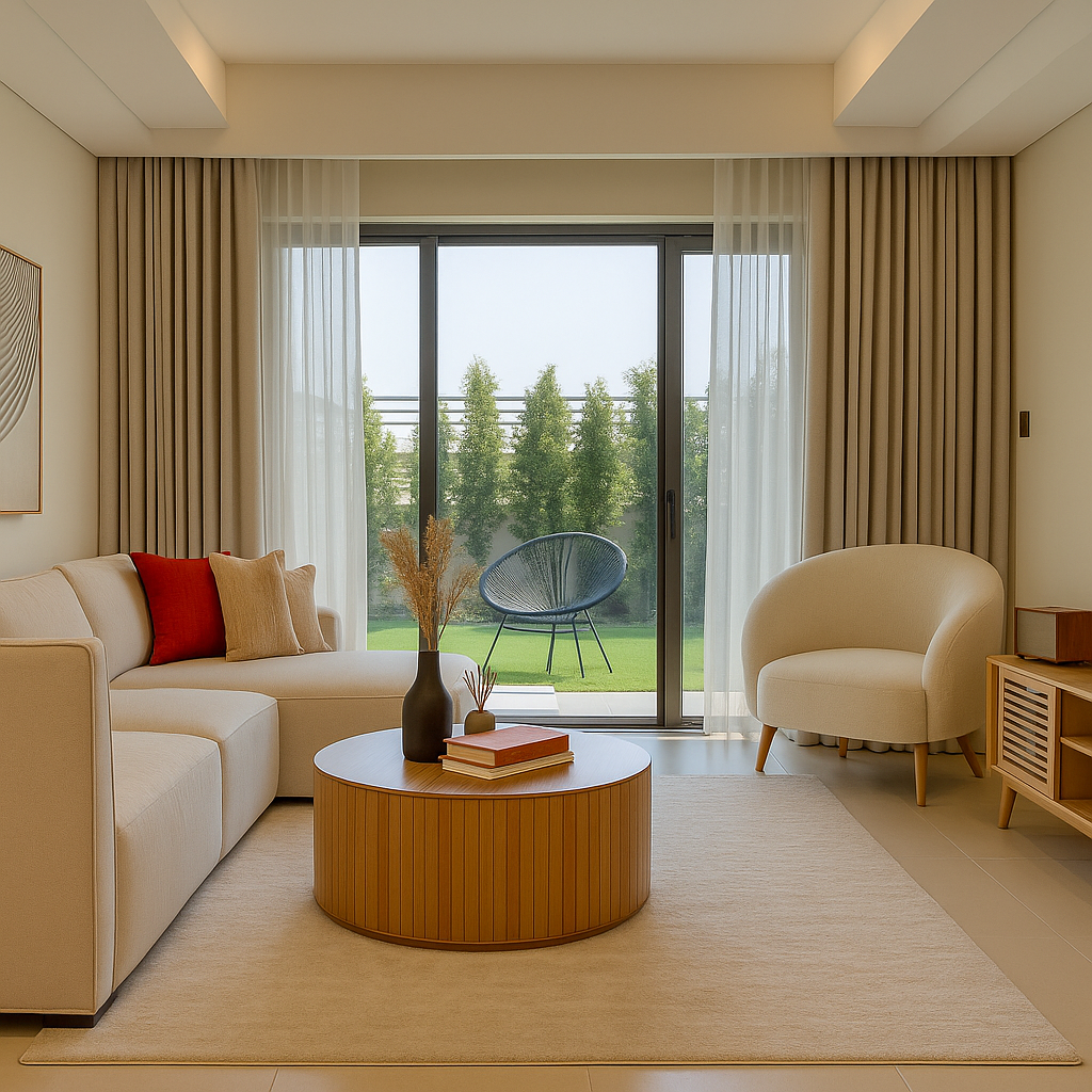 Wave Style Blackout Curtains