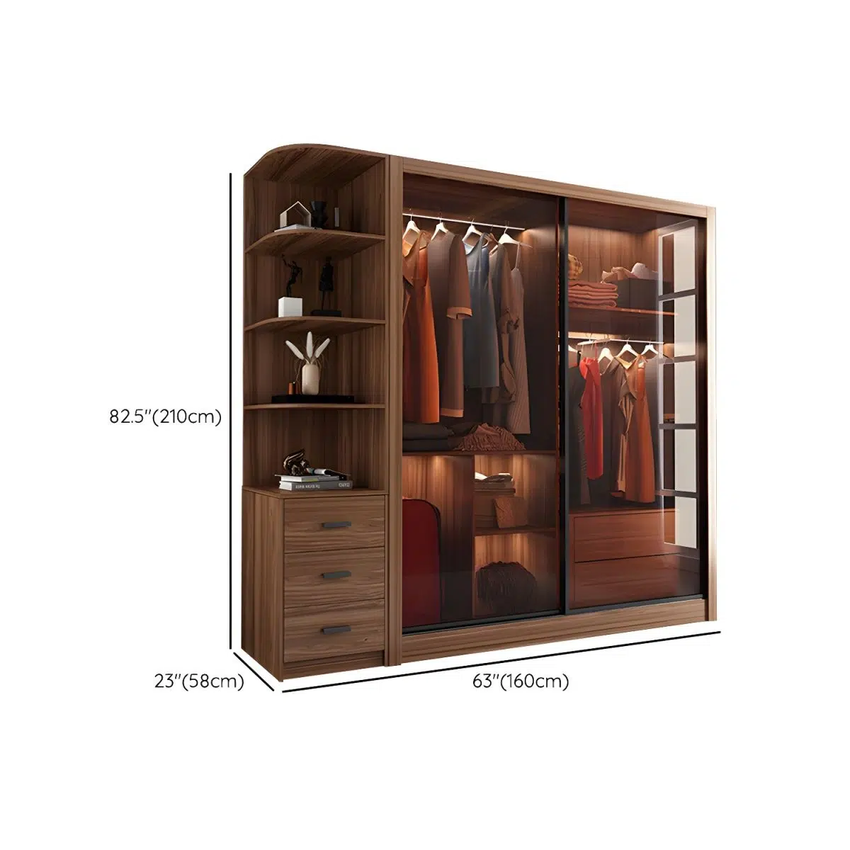 SlideMax Sliding Door Wardrobe