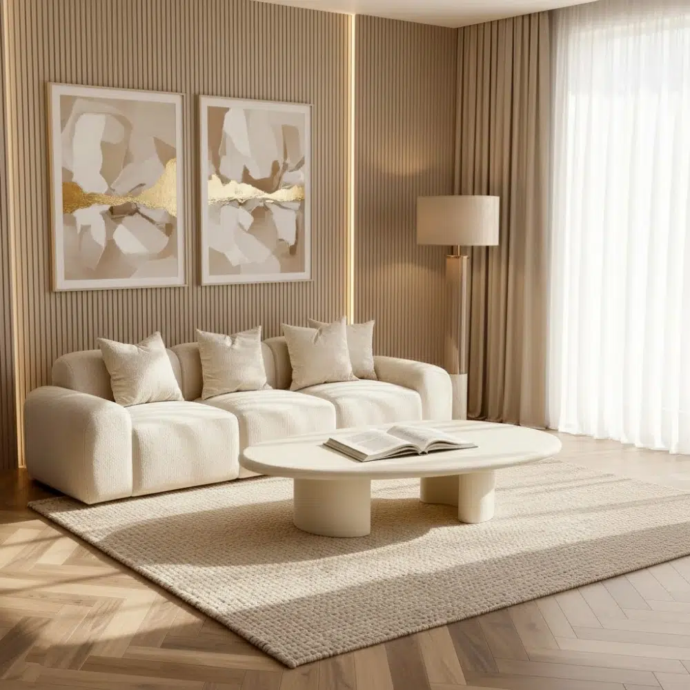 Solaro Oval Luxe Coffee Table