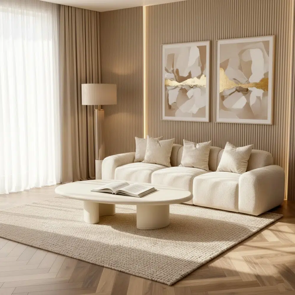 Solaro Oval Luxe Coffee Table