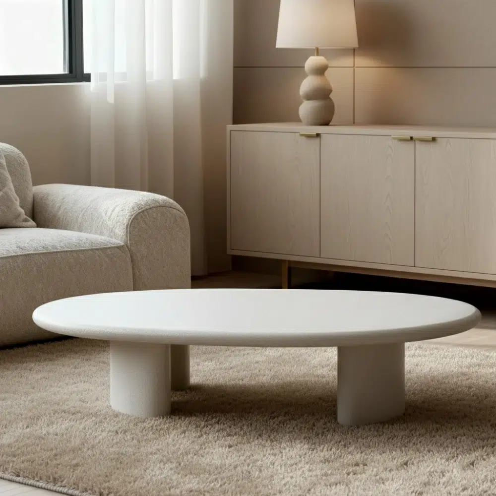 Solaro Oval Luxe Coffee Table