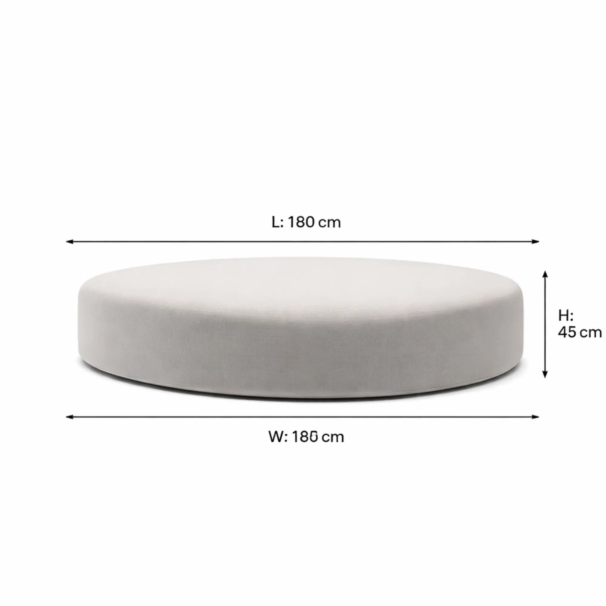Stoneform Luxury Oval Bench