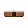 MonoSpace Wooden TV Unit