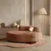 Terra Curve Modern Round Chaise Lounge