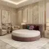 Velora Luxury Round Upholstered Bed