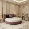 Velora Luxury Round Upholstered Bed