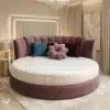 Velora Luxury Round Upholstered Bed