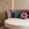 Velora Luxury Round Upholstered Bed