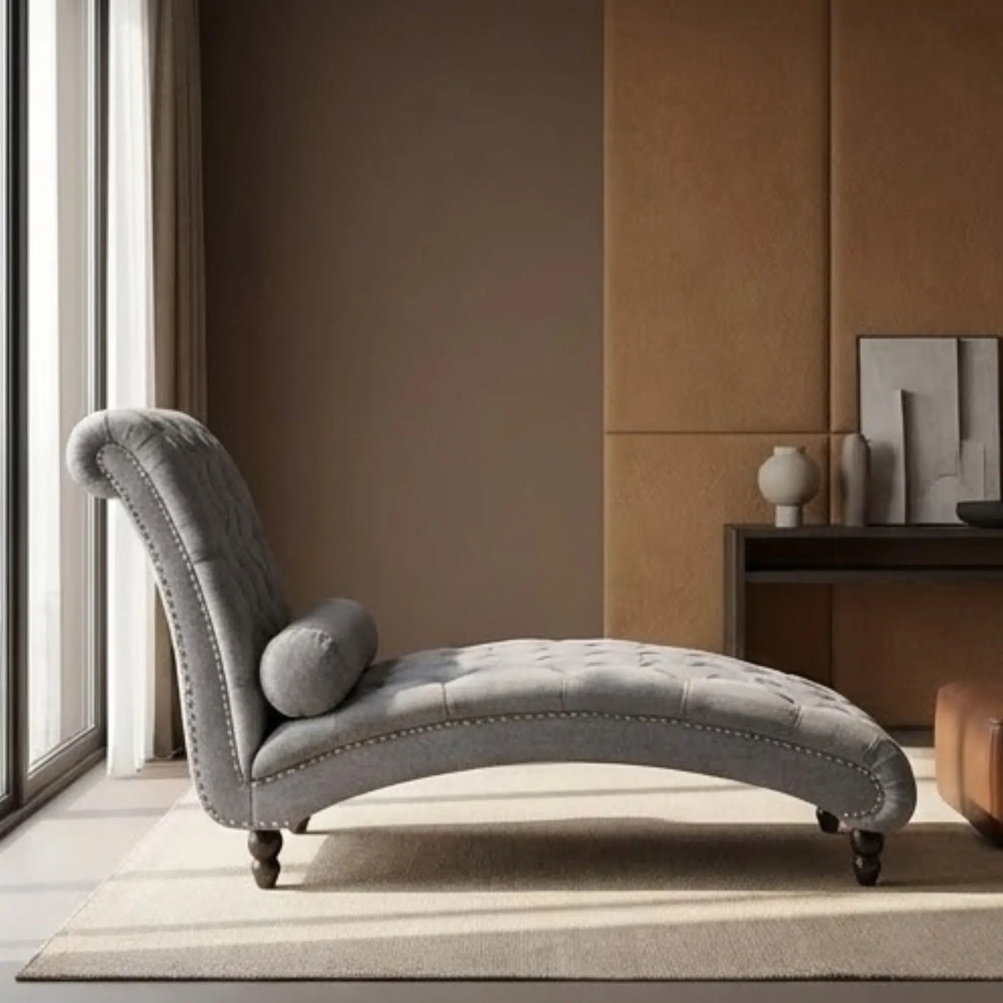 Vienna Tufted Chaise Lounge
